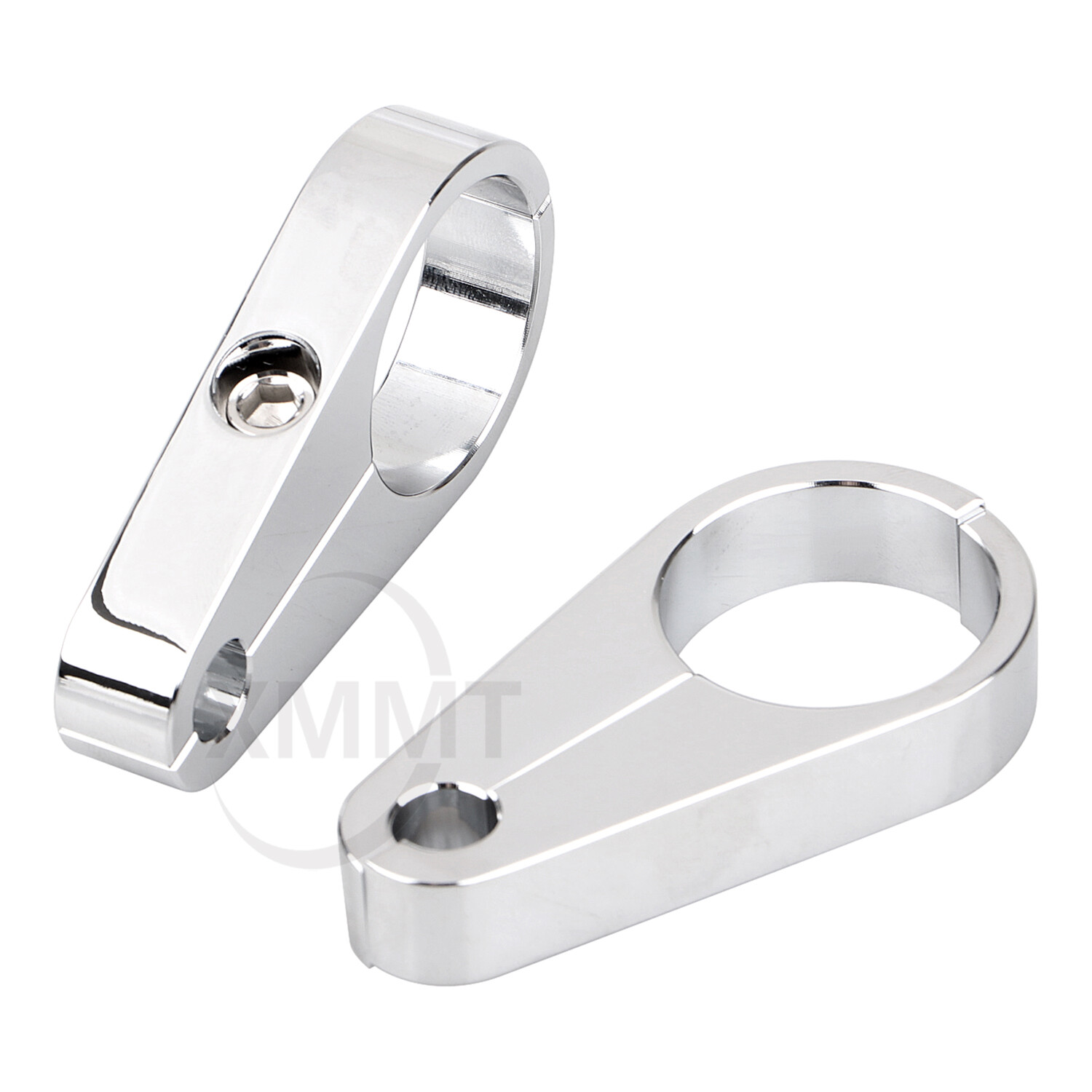 Chrome 1 1/4" Handlebar Brake Clutch Cable Clamps Fit for Harley Road King Glide eBay