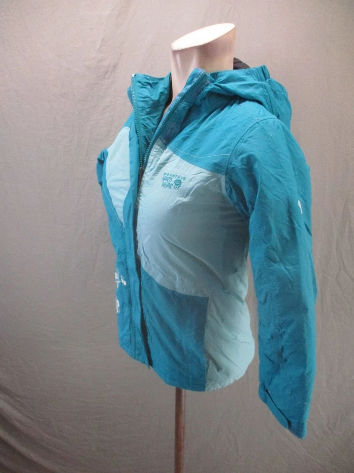 MOUNTAIN HARDWEAR Talla M Chaqueta aislante de nylon 100% nylon para niñas azul 036 Foto 3 de 4