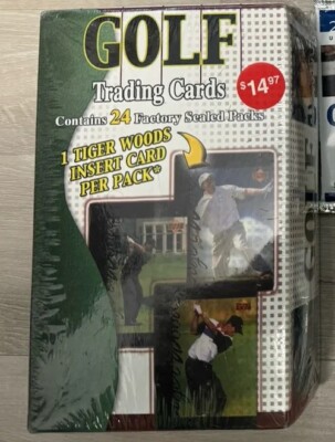 2005 Golf Card Box | MJ Holdings | Tiger Woods | 24 Packs