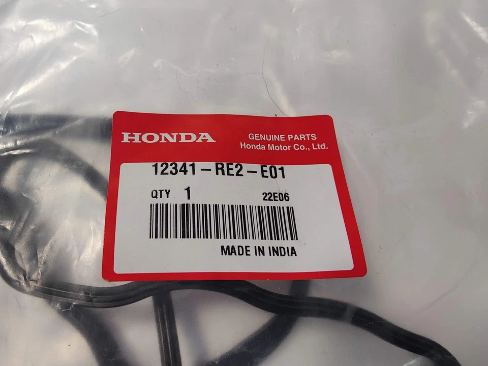 Оригинальная прокладка крышки клапана Honda от оригинального производителя 12341-RE2-E01 для Honda CR-Z 2011-2016 годов выпуска - Изображение 2 из 3