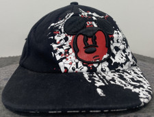 Disney Parks Baseball Hat Cap Youth 20" Angry Mickey Mouse Red Black