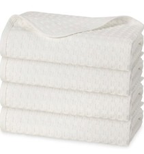 4 Pack 100 Cotton Baby Waffle Blanket 45 x 41 Inch Soft Breathable