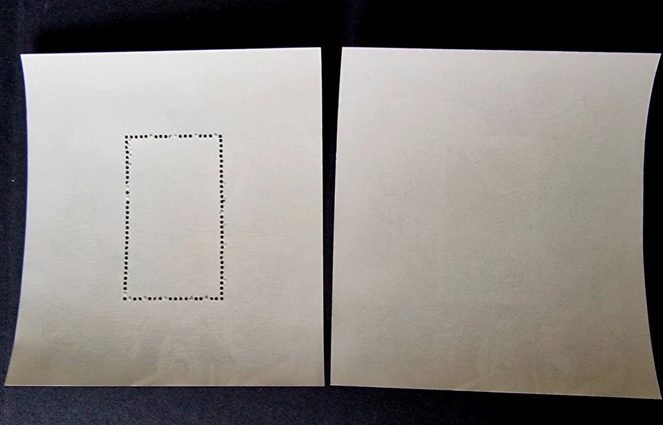 Djibouti 1982 perf + imperf MNH - Espacio UPU 2 bloques de estampillas Foto 3 de 3