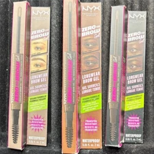 NYX PROFESSIONAL MAKEUP Zero to Brow, Longwear Eyebrow Gel, You Pick