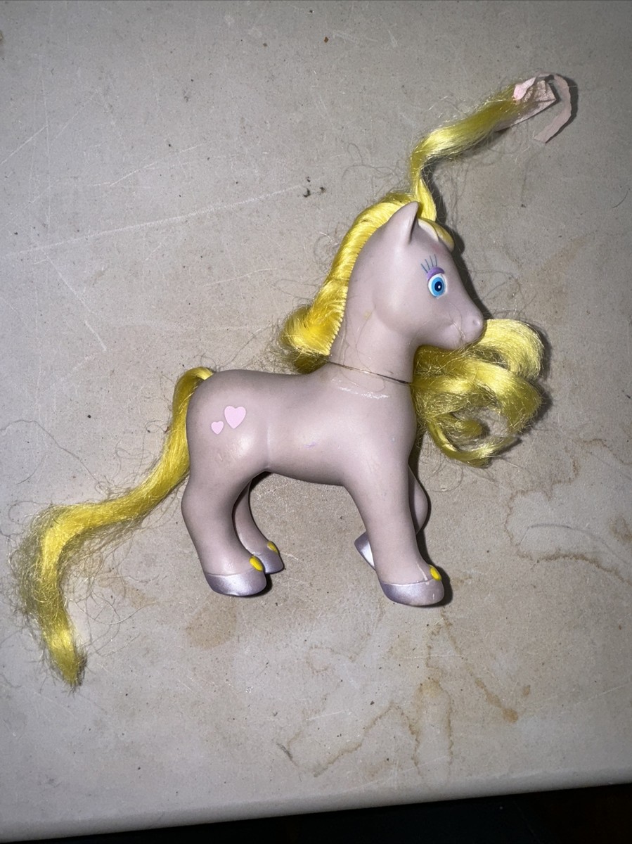 PONY BAG CHARM PINK W/LAVENDEL & WHITE PONY BAG CHARM PINK W/LAVENDEL & WHITE