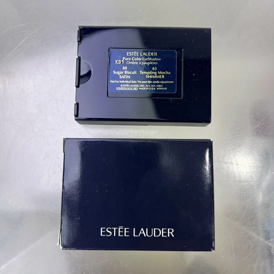 New Estee Lauder Pure Color Eyeshadow Duo - SUGAR BISCUIT + TEMPTING MOCHA #KB1 - Image 2 of 2