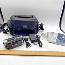 Canon Vixia HF R10 HD 8GB Camcorder w/ 20X Optical Lens, Bag, Adapter - Works