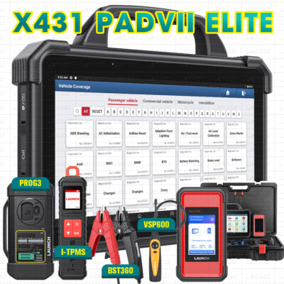 LAUNCH X431 PAD VII ELITE PAD 7 PRO Diagnostic Scanner Key Programming Coding
