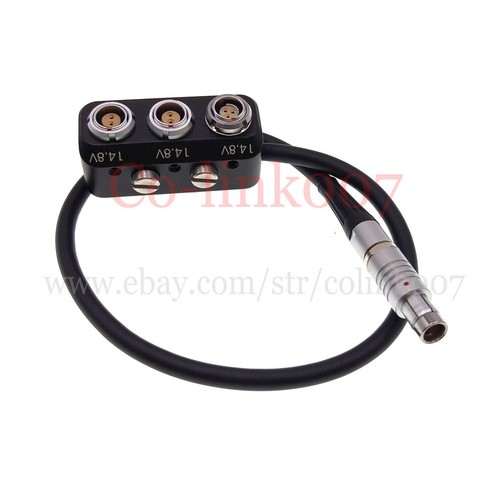 Power Splitter Box RS 3 Pin Male to 2x 0B 2pin/1 xRS 3Pin 3Port Splitter Adapter - Picture 6 of 7