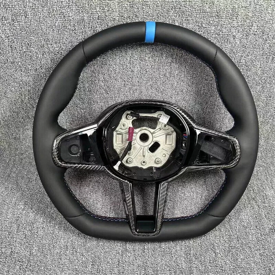 For BMW G30 G87 G80 G82 G81 F90 G06 G05 G20 G22 Heat Carbon Fiber Steering Wheel - Image 3 of 4