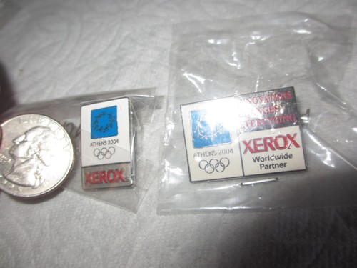 2 XEROX Olympic 2004 ATHENS Pins ~ FREE SHIPPING! - Picture 5 of 6