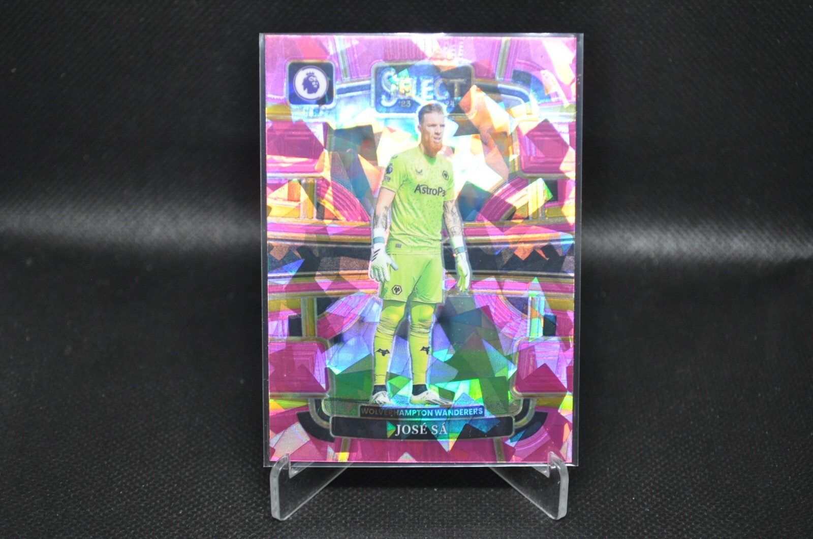 Jose Sa 2023-24 Panini Select Premier League Soccer #96 Pink Ice