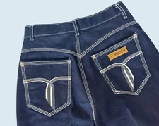 Vintage GITANO Dark Wash High Waisted 80s / 90s Jeans Size 24