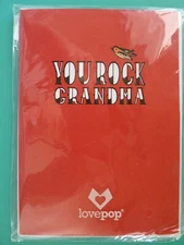 YOU ROCK GRANDMA 3D Pop-Up Greeting Card - Lovepop