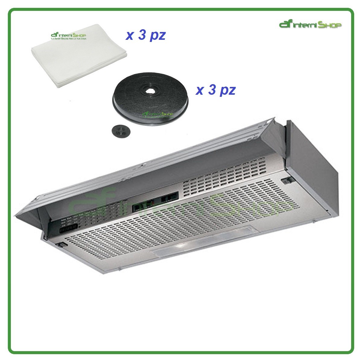 Faber LG 152 Cappa Cucina 60cm: Qualità Italiana con Kit Filtri Inclusi