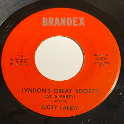 Lucky Landy - Lyndon's Great Society 45 - Brandex 1001 | eBay