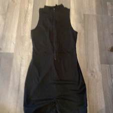 Uptown biker sleeveless short romper New