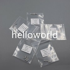 Dental Orthodontic Lingual Bondable Cleat Button Double Wing Mesh Base 50 Pcs
