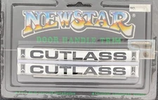 Vintage 80's 90's Automotive Door Handle Insert Accent Trim CUTLASS