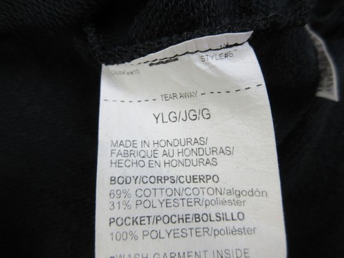 Under Armour Sweater Boys Large Black Project Rock Sleeveless Hoodie Sweatshirt - Picture 8 of 11