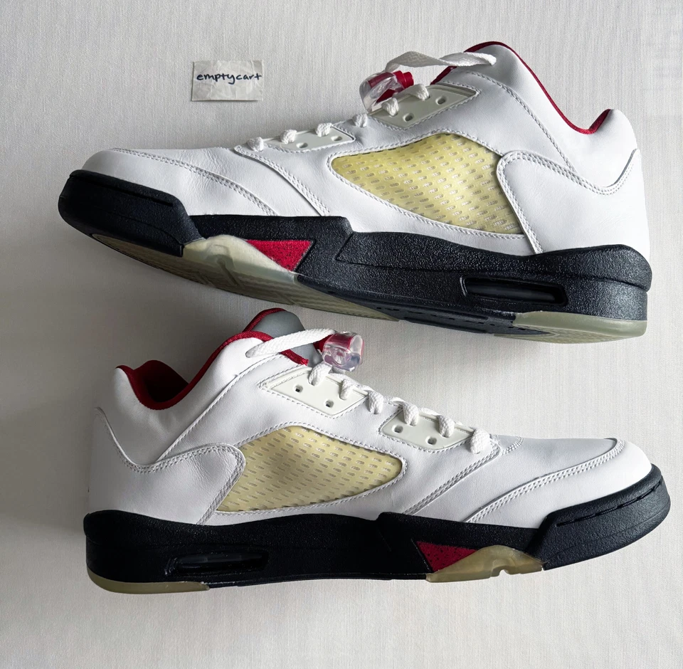 Tênis Air Jordan 5 retrô baixo Derek Anderson PE masculino premium tamanho 13 novo - Imagem 2 de 4