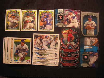 2013 TOPPS #1 TEXAS RANGERS MASTER TEAM SET 26 CARDS WITH NOLAN 