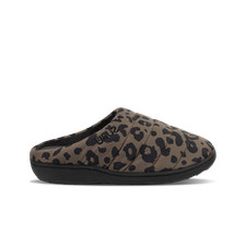 SUBU Leopard Dark Brown Down Sandal