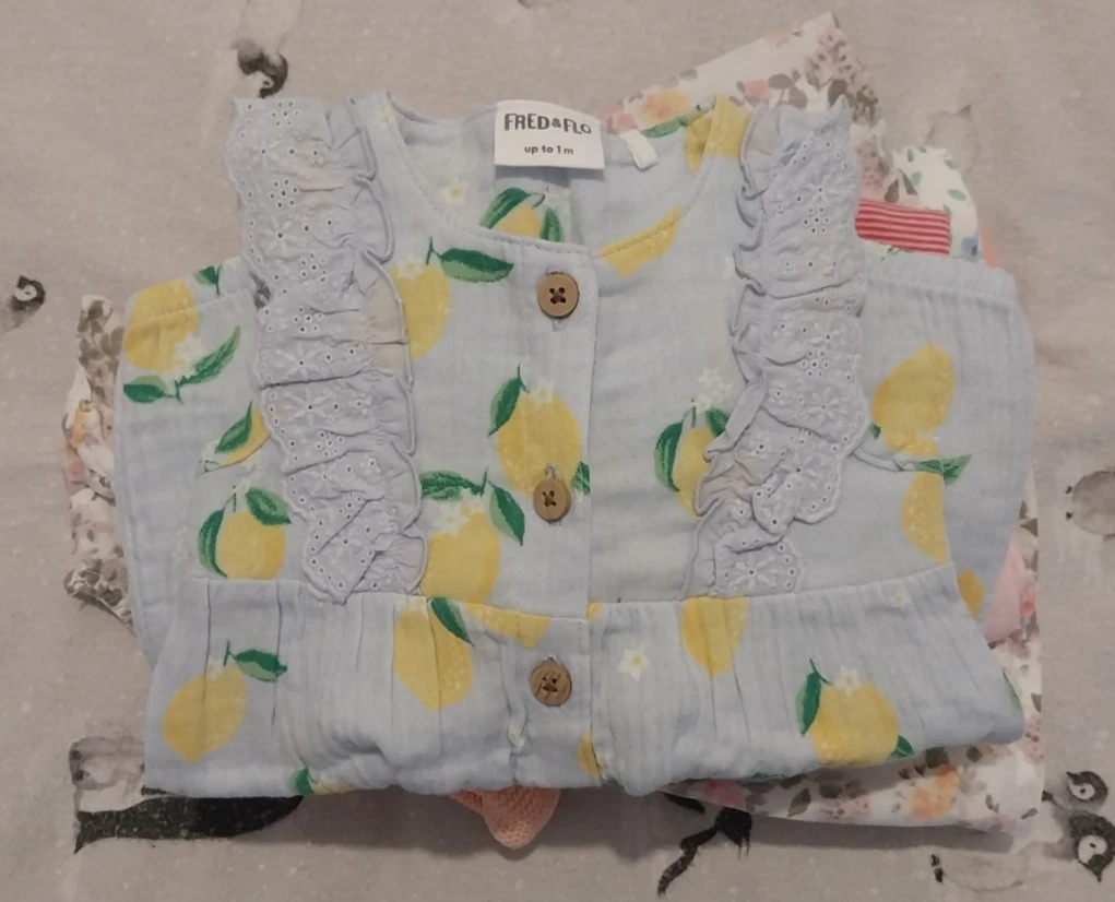 Baby Girls Clothing Bundle 0-1 Months Mixed Seasonal Outfits Great Condition