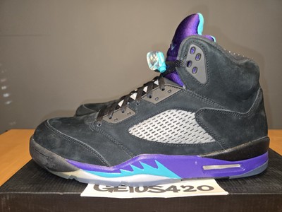 jordan grape 5 size 14