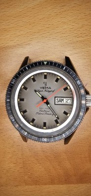 YEMA SUPER NAVYGRAF Electronic 660 Feet Herrenuhr selten