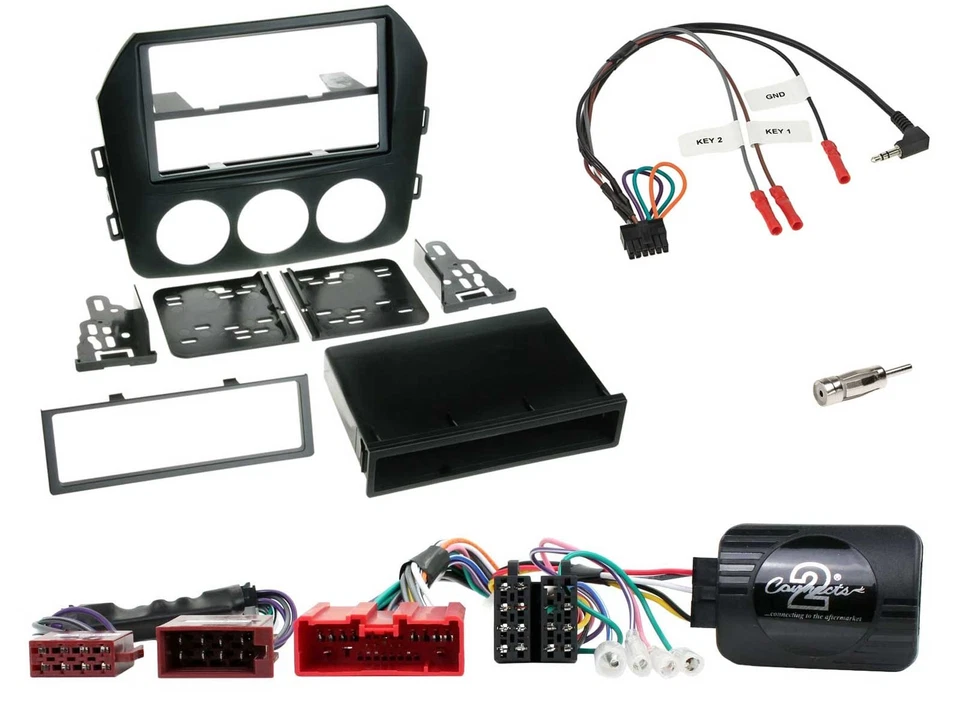 Pioneer 1DIN USB DAB MP3 Lenkrad Autoradio für Mazda MX 5 NC 2009-2015 aktiv - Bild 3 von 4