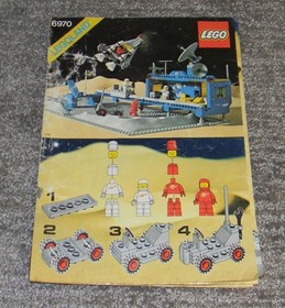 LEGO 6970 - Classic Space: Beta-1 Command Base - 1980 - NO BOX / PLEASE READ
