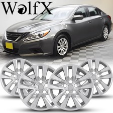 Set Of 4 16 Hubcaps For 2013-2018 Nissan Altima Sedan Silver Wheel Covers Kits Set Of 4 16 Hubcaps For 2013-2018 Nissan Altima Sedan Silver Wheel Covers Kits