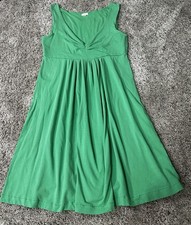 J. Crew Bright Green Sleeveless Knit Dress XS Excellent Condition