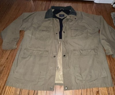 Vintage English Squire Men s Field Jacket Size XL: Few Small Stains: See Pics