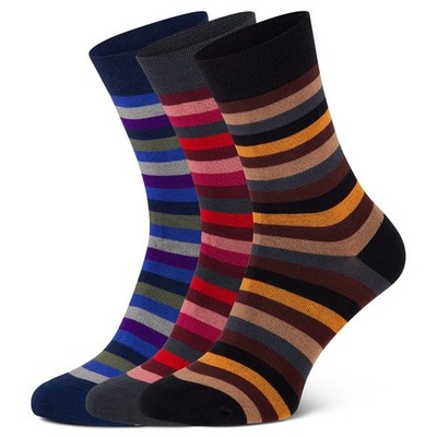 3-15 Paar Bambus Viskose Socken Ringel Softrand ohne Gummi Unisex bamboo:line