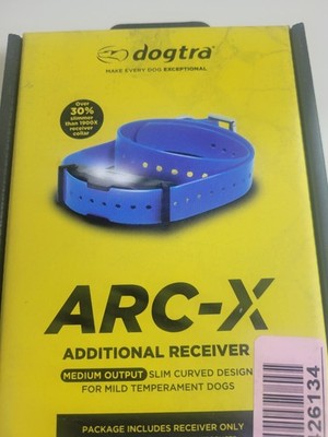 Dogtra ARC-X Additional, Replacement Dog Collar Receiver w/Blue Strap