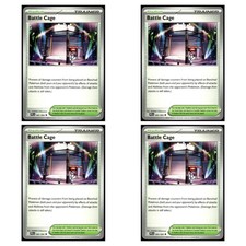 4 Card Pokemon TCG Collection - Battle Cage 085/094 - Playset - LP