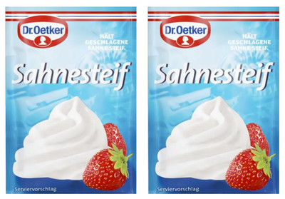 Dr. Oetker Whip Cream Stabilizer Exp 5/26 Whip it 2Pck=10 Sachetsx8g Free Ship