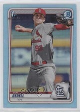 2020 Bowman Draft Chrome Sky Blue Refractor Ian Bedell #BD-100 03ou