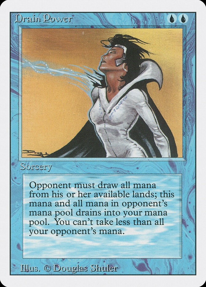 Drain Power (056) Revised Edition 3ED MTG Magic