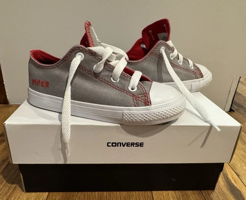 Scarpa neonato bassa Converse personalizzata Chuck Taylor All Star 10C PIPER