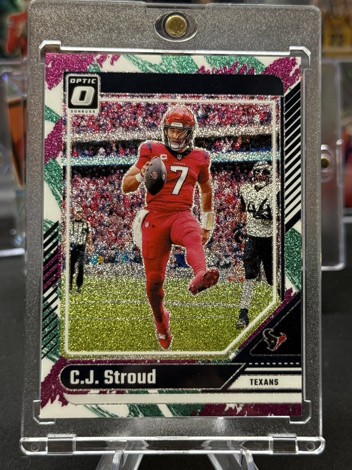 2024 Panini Donruss Optic C.J. Stroud #76 Jazz Prizm
