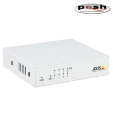 NEW Axis 02101‑004 D8004 4‑Port Unmanaged PoE+ Switch– 60 W Budget Plug‑and‑Play
