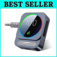 Bluetooth Audio Adapter, Dual AUX Outputs, Long Battery Life