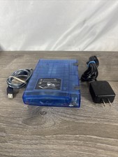 Iomega Zip Drive Z100USB Blue Clear AC Adapter, USB Cable - WORKS, Free Ship