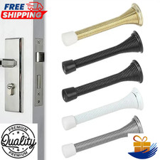 DOOR STOP SILVER GOLD SPRING STOPPER BUFFER STOPS PACK
