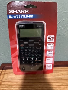 Sharp EL-W531TLB-BK Calculatrice scientifique Rédiger la vue Nouveau scellé