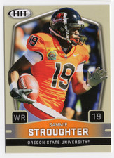 Sammie Stroughter #19 2009 SAGE HIT Football Card