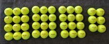  42 Balls 3 1/2 Dozen Kirkland Yellow Performance Used Golf Balls 5A Mint YK 